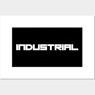 Industrial logo Posters and Art
